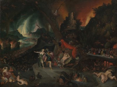 Æneas og Sibyllen i underverdenen af Jan the Younger Brueghel