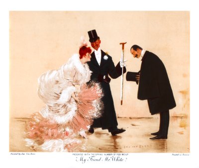 Min ven hr. White, c1870-1920. af Jan van Beers
