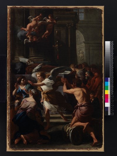 The Veneration of St. Lambert, 1648 af Jan van Bike Miel