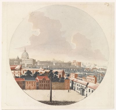 Udsigt over Rom af Jan van Call (I) (possibly)