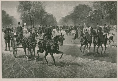 Eftermiddag i Hyde Park, London: Rotten Row af Jan van Chelminski