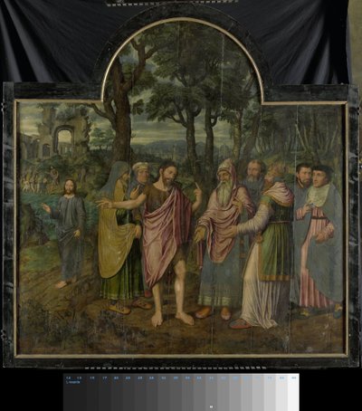 Triptykon med scener fra Johannes Døberens liv af Jan van Coninxloo (II)