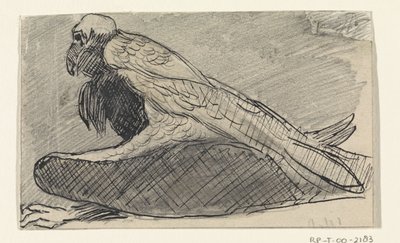 siddende grib af Jan van Essen