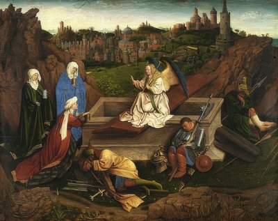 De tre Mariaer ved Kristi grav af Jan van Eyck