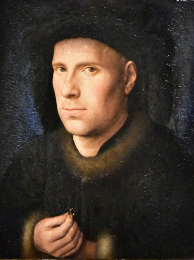 Tysk: Der Goldschmied Jan de Leeuw (1401- nach 1456) Portræt af Jan de Leeuw af Jan van Eyck