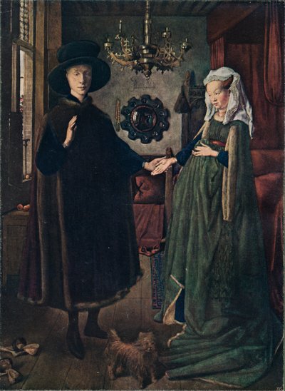 Arnolfini-portrættet, 1434, 1904 af Jan van Eyck