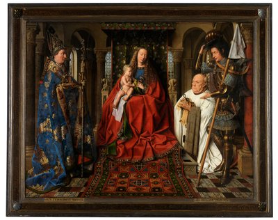 Jomfruen og barnet med kanon Joris van der Paele af Jan van Eyck