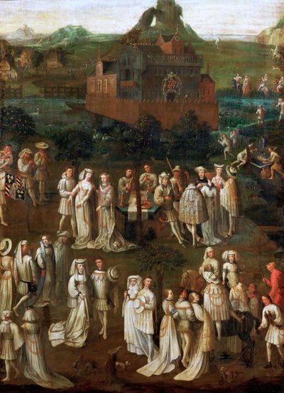 Filip den Godes ægteskab med Isabella af Portugal i januar 1430 af Jan van Eyck