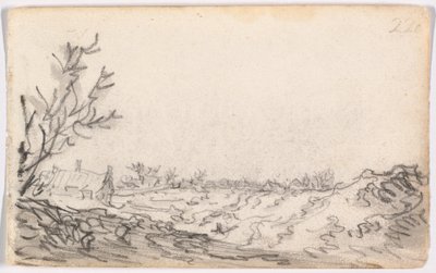 Et klitlandskab af Jan van Goyen