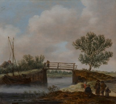 Landskab med bro, kendt som »Den lille bro« af Jan van Goyen