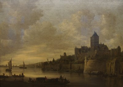 The Valkhof i Nijmegen af Jan van Goyen