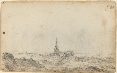 Udsigt over Scheveningen [recto] af Jan van Goyen
