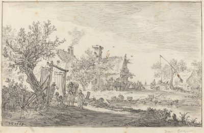 Wayside Inn af Jan van Goyen