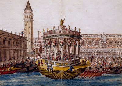 Verdensteater, turnering i Venedig af Brotherhood of Knights of Garter af Jan van Grevenbroeck