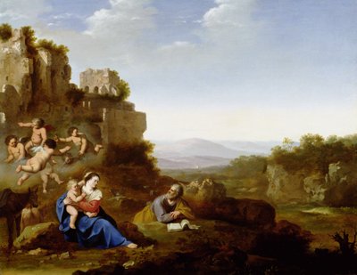 Den hellige familie af Jan van Haensbergen