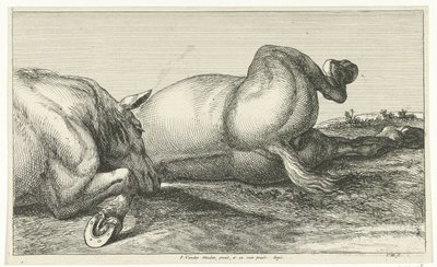 To døde heste ligger bag hinanden Dead Horses (serietitel) af Jan van Huchtenburg