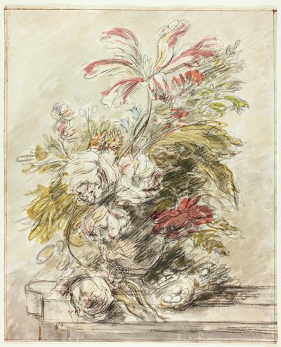 Et blomsterstykke af Jan van Huysum