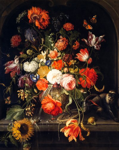 Blomster af Jan van Huysum (1682-1749) af Jan van Huysum