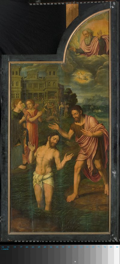 Triptykon med scener fra Johannes Døberens liv, højre panel af Jan van II Coninxloo