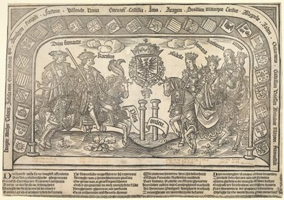 Filip den smukkes seks børn: Eleanor af Castilien, Charles V, Isabella af Østrig, Ferdinand I, Mary og Catherine, ca. 1523 af Jan van Nieulandt