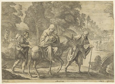 Flyvning til Egypten af Jan van Ossenbeeck