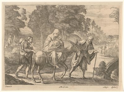 Flyvning til Egypten af Jan van Ossenbeeck