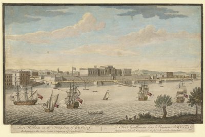 Fort William i Kongeriget Bengal, der tilhører East India Company of England af Jan van Ryne