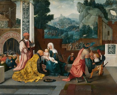 Tilbedelse af Magi, ca. 1519. af Jan van Scorel