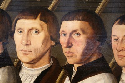Gruppeportræt af Jerusalem-pilgrimmene af Jan van Scorel