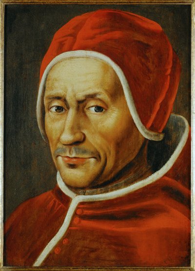 Pave Hadrian VI ... (maleri på træ) af Jan van Scorel