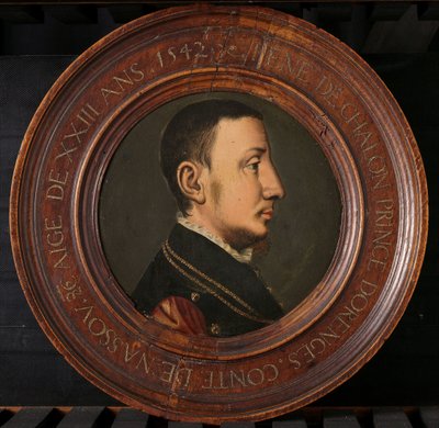 Portræt af René de Chalon af Jan van Scorel