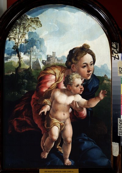 Jomfru og barn, 1530 af Jan van Scorel