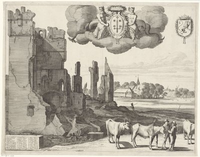 Udsigt over Haarlem (venstre side) haerlem af Jan van de Velde (II)