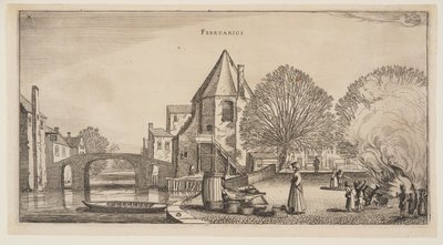 Februar, fra Årets tolv måneder af Jan van de Velde II