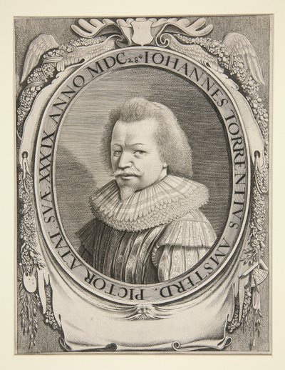 Portræt af Johannes Torrentius af Jan van de Velde II