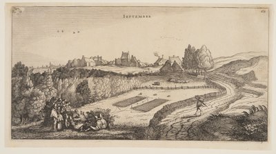 September, fra Årets tolv måneder af Jan van de Velde II