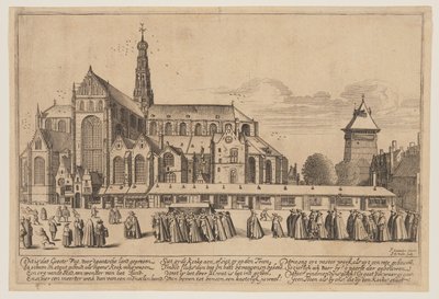 Sankt Bavos kirke i Haarlem af Jan van de Velde II