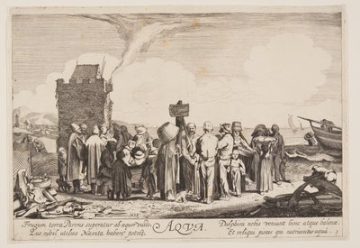Vand, fra De fire elementer af Jan van de Velde II