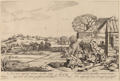 Luft af Jan van de Velde II after Willem Buytewech