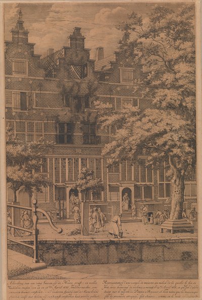 Slukning af en brand ved Heerengracht (25.-26. april 1683) af Jan van der Heyden
