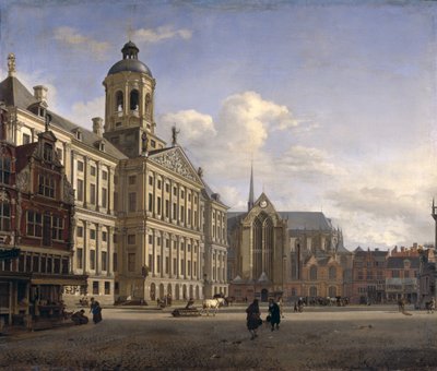 Det nye rådhus, Amsterdam, 1668 af Jan van der Heyden