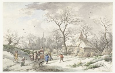 Vinter: Samling til fastelavn af Jan van der Meer (II)