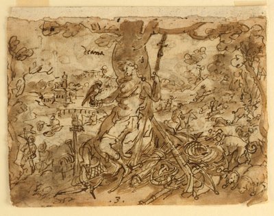 Diana (jagt) af Jan van der Straet, called Stradanus