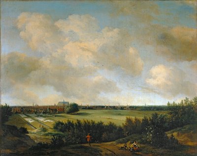 Vaskerskerne i Overveen, nær Haarlem ... af Jan van der the Elder Meer