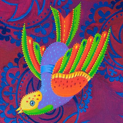 Gulhovedet fugl, 2019 af Jane Tattersfield