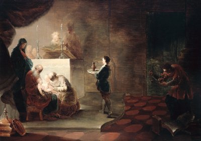 Kristi omskæring efter 1751 af Januarius Zick