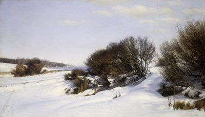 Vinter nær havet, 1888 af Janus La Cour