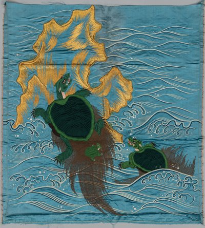 Broderet Fukusa af Japan, late 19th early 20th century