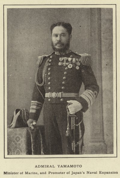 Admiral Yamamoto, marineminister og initiativtager til Japans flådeudvidelse af Japanese Photographer