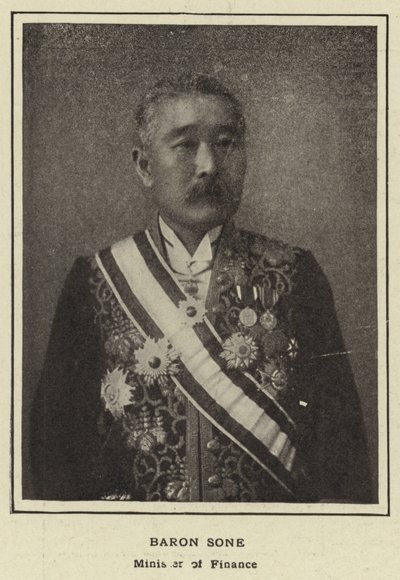 Baron Sone, finansminister af Japanese Photographer